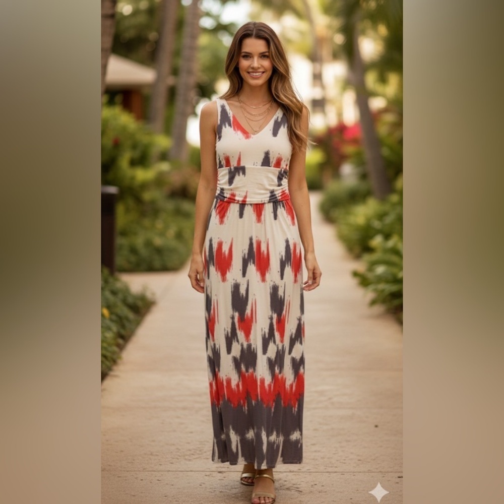 Maeve Sabine sleeveless maxi dress size XS